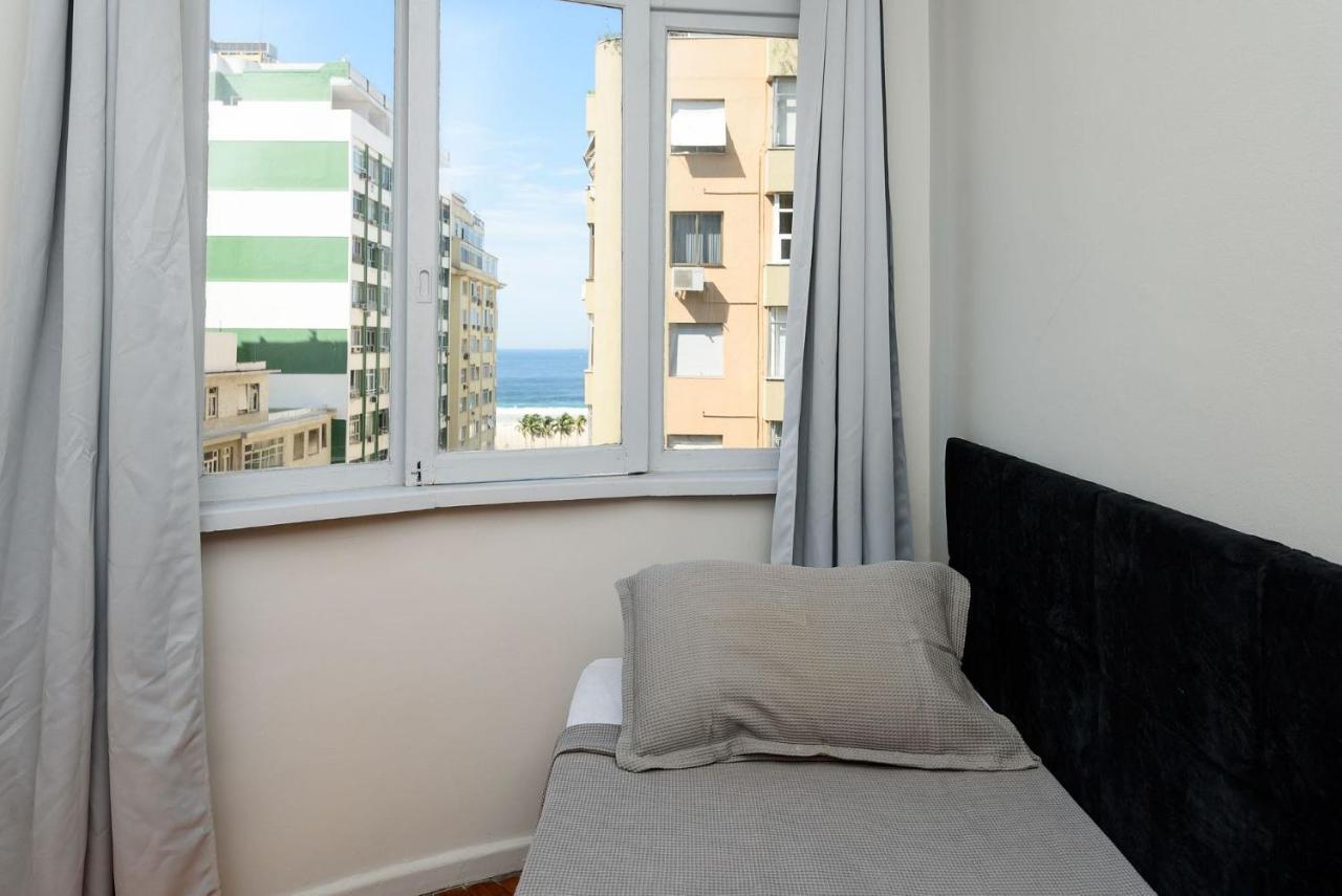 2 Quartos Em Copacabana C/ Vista-Mar | Pj 135/808 리오데자네이루 외부 사진