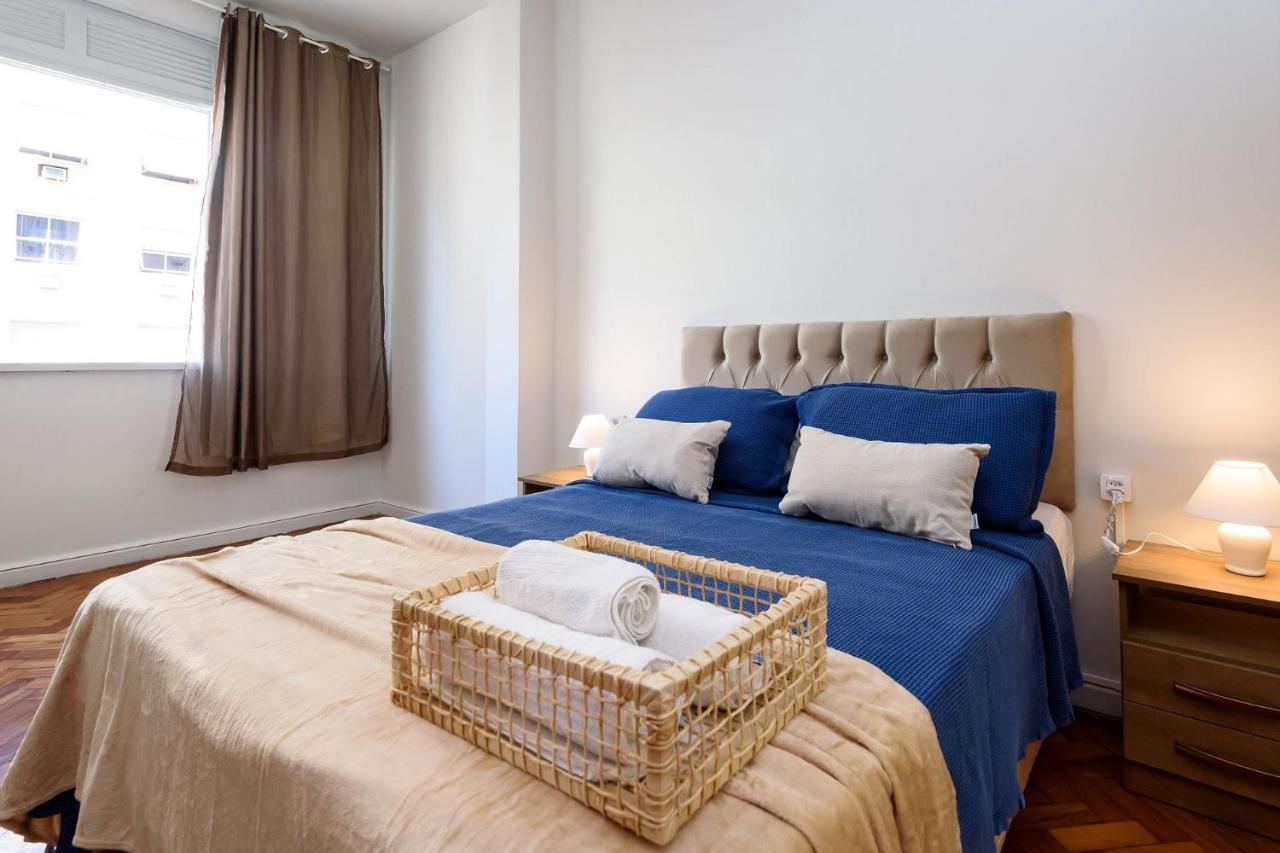 2 Quartos Em Copacabana C/ Vista-Mar | Pj 135/808 리오데자네이루 외부 사진