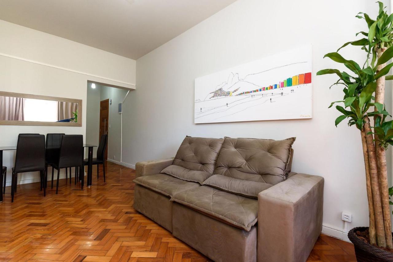 2 Quartos Em Copacabana C/ Vista-Mar | Pj 135/808 리오데자네이루 외부 사진