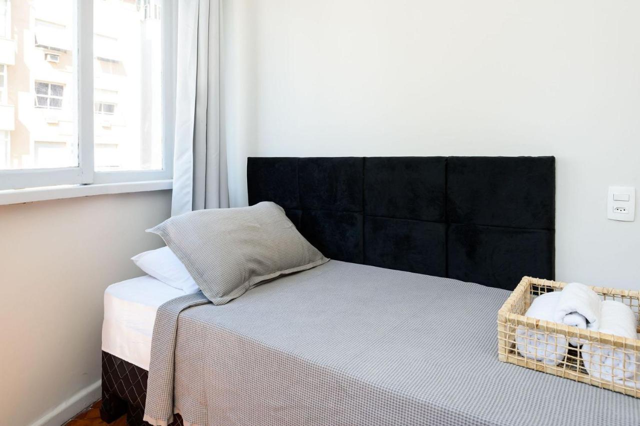 2 Quartos Em Copacabana C/ Vista-Mar | Pj 135/808 리오데자네이루 외부 사진