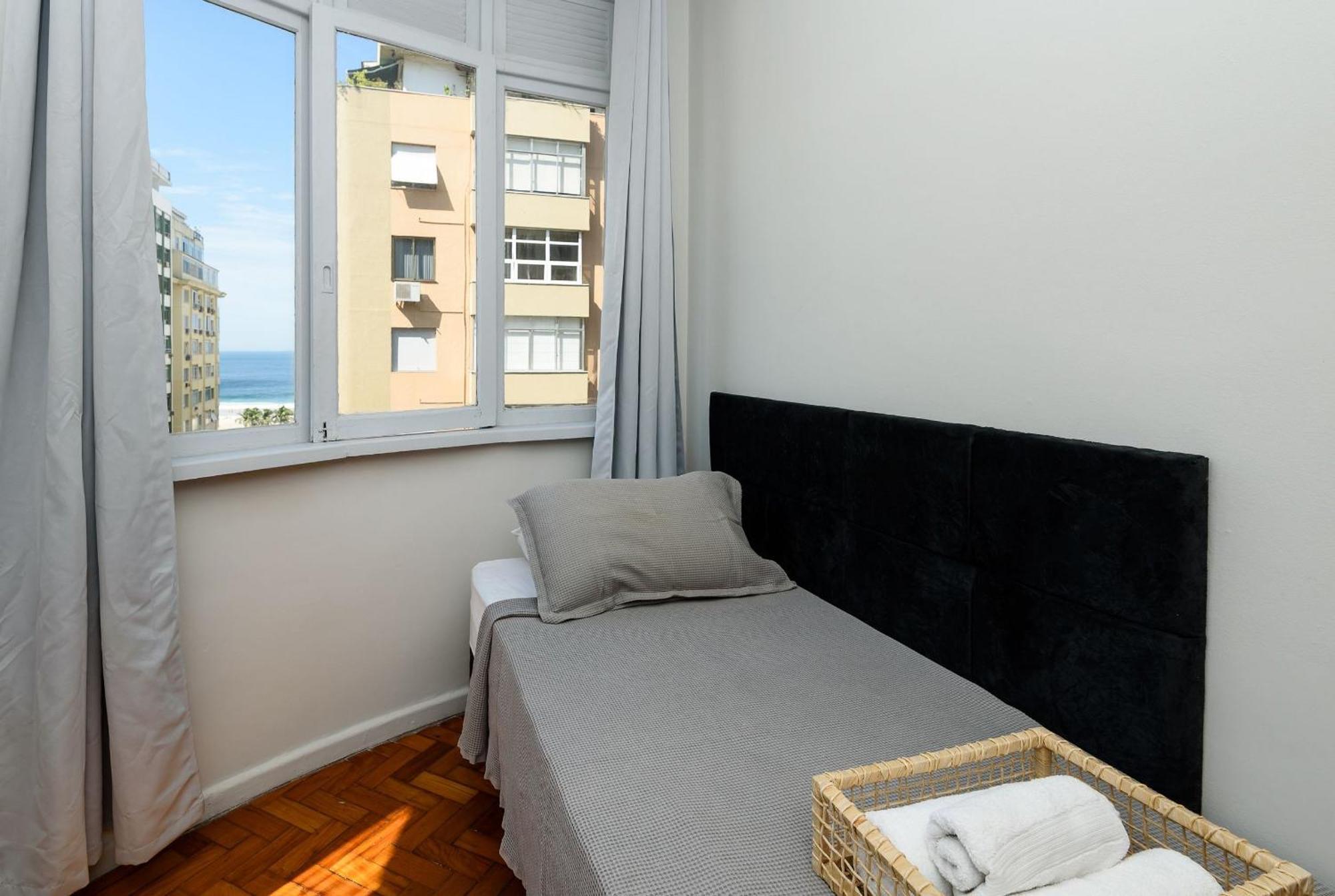 2 Quartos Em Copacabana C/ Vista-Mar | Pj 135/808 리오데자네이루 외부 사진